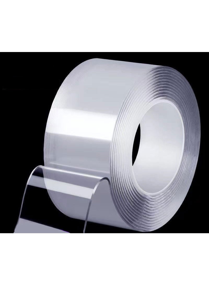 general Double Sided Tape Heavy Duty, Nano Double Sided Adhesive Tape, Clear Mounting Tape Picture Hanging Adhesive Strips 2mm Thickness x 20mm Width - Image 2