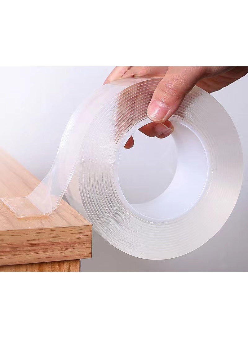 general Double Sided Tape Heavy Duty, Nano Double Sided Adhesive Tape, Clear Mounting Tape Picture Hanging Adhesive Strips 2mm Thickness x 20mm Width - Image 5