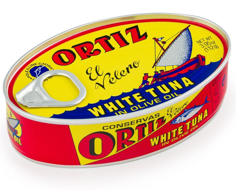 Ortiz White Tuna in Olive Oil, Fresh Tender Slices, Spanish Wild Caught Tuna, High in Protein and Omega 3 Fats, Excellent in Salad, Pasta or Sandwiches - No Need to Add Mayo, 3.95oz Can (Pack of 24) - Image 2