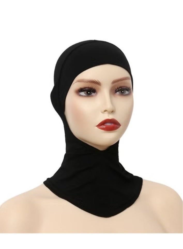 GIFT Solid Women's Muslin Hijab Sport Head Scarf Plain Under Scarf Muslimah Turban Cap Scarf Ramadan Accessory - Image 4