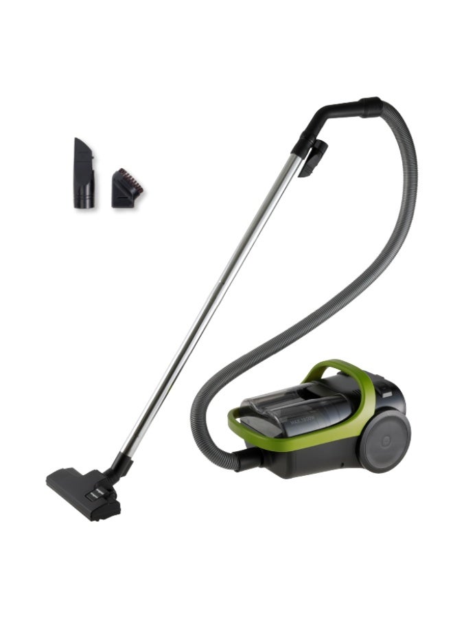 Panasonic Bagless Vacuum Cleaner, 1800 Watt, 2.2 Liters, Black - MC-CL603 1800 W 603 GREEN