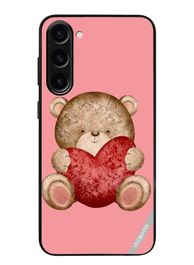 VR CREATIVE Protective Case Cover For Samsung Galaxy S23 Plus Bear Love Design Multicolour - Image 1