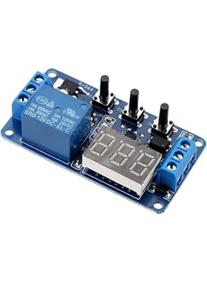 يوني تي وحدة مؤقت، وحدة مفتاح التحكم في مؤقت تأخير التشغيل الآلي LED 12 فولت مع علبة