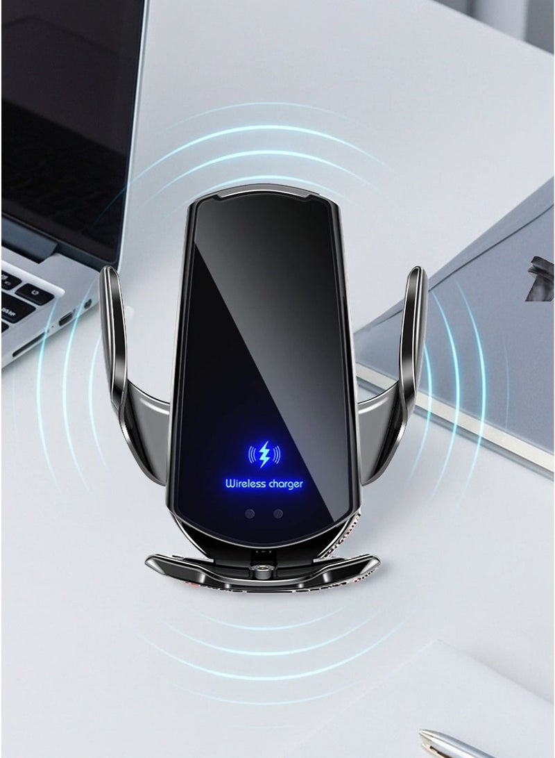eyda Q3 Qi Wireless Car Charger Magnetic Vent Mount – 15W Fast Charging Smart Sensor Phone Holder Compatible with All Cell Phones - Image 5