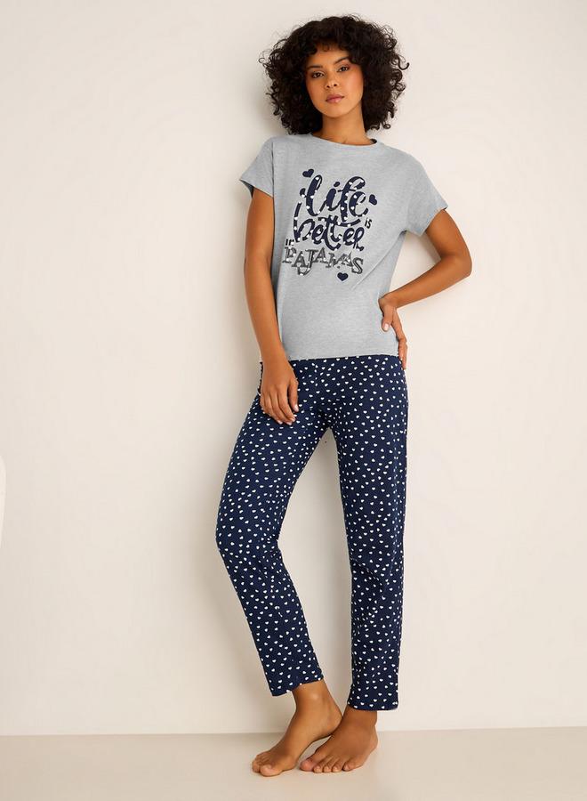 Splash FAV Pyjama Set Top & Trousers - Image 1