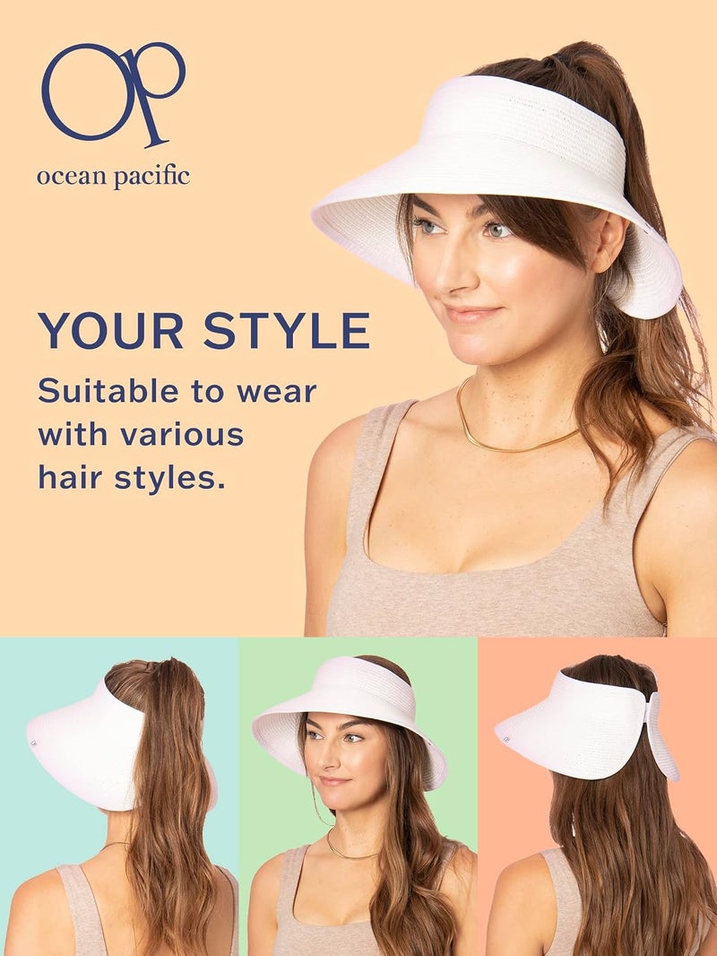 Ocean Pacific womens Roll Up Visor - Image 5
