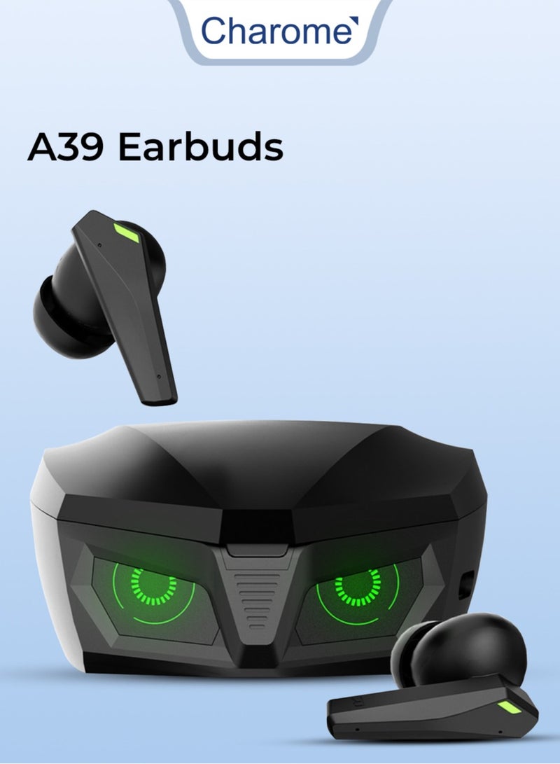 كروم A39 Owl Series Wireless Gaming Earbuds Advanced ENC, Superior Sound, Ultra-Comfortable Design, Long Battery Life, Multi-Platform Compatibility - Image 1