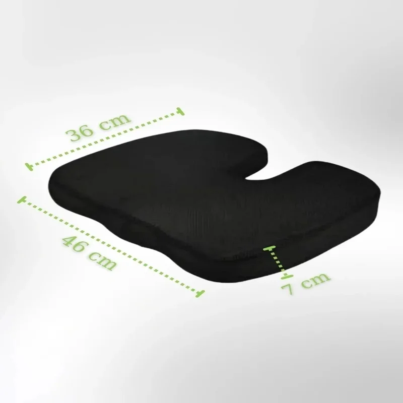 Ozclife Seat Cushion Coccyx Orthopedic Memory U Seat Home Office Auto Seating Massage Pillow Pad
