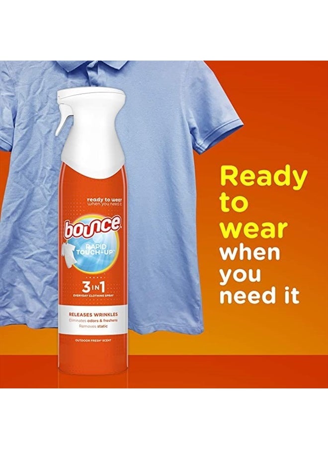 Bounce - Anti Static Spray, 3 in 1 Instant Anti Static Spray & Instant Wrinkle Release, Odor Eliminator & Fabric Refresher, Travel Size (3 Oz,Pack of 3) - Image 1