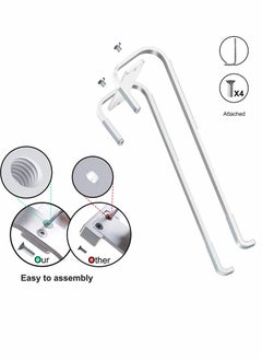 KASTWAVE Computer Stand Laptop Stand for Desk Computer Stand for Desk Ventilated Ergonomic Aluminum Notebook Stand Compatible with MacBook Air Suitable for 10-17 Inch Laptop Work from Home (Silver)  - Image 2