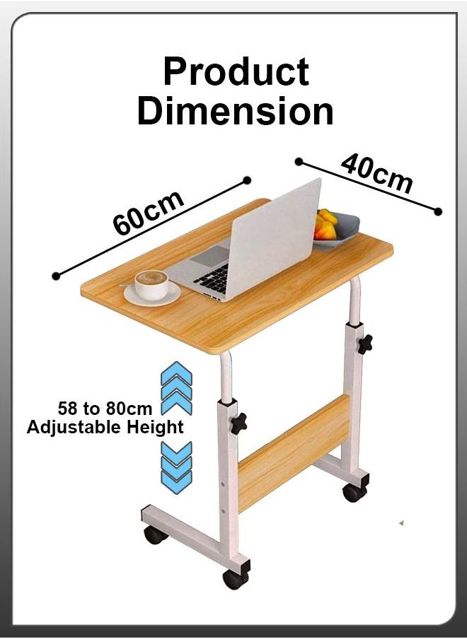 Adjustable Desktop Computer Mobile Laptop Desk Home And Office Desks For Work and Study Moveable Portable Coffee Bedside Table