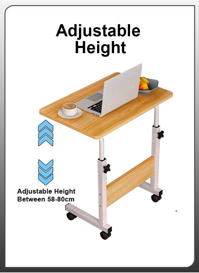 Adjustable Desktop Computer Mobile Laptop Desk Home And Office Desks For Work and Study Moveable Portable Coffee Bedside Table