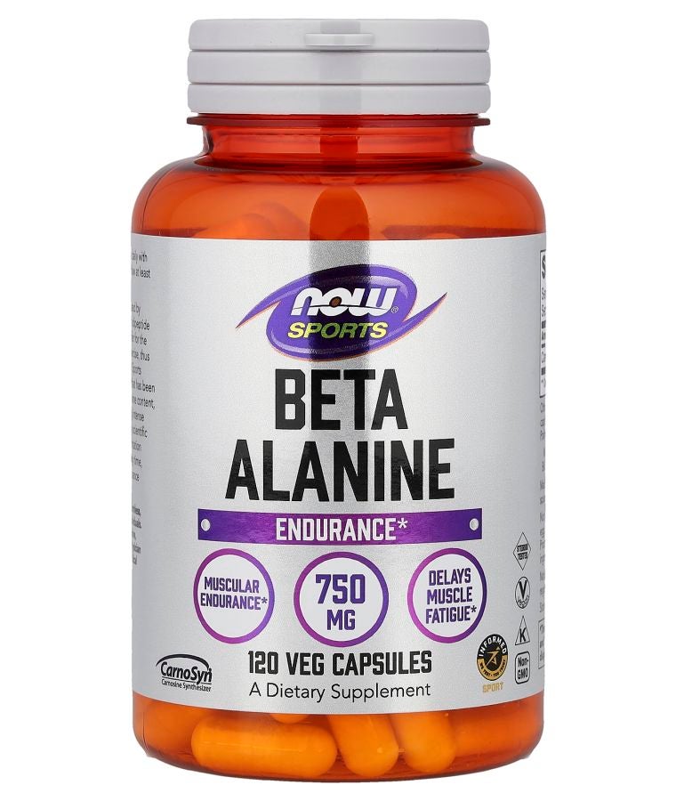 now Sports Beta-Alanine Endurance 120 Veg Capsules (750 mg per Capsule)