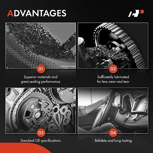 A-Premium Intake Left Engine Variable Valve Timing Sprocket Camshaft Phaser Compatible with Ford Edge 2007-2010 Flex Fusion Taurus X & Lincoln MKS MKT MKX MKZ & Mercury Sable, Replace# 7T4Z6A257A - Image 5