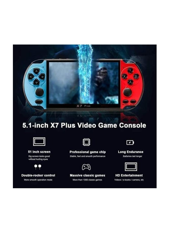 Neo Classic X7 Plus 5.1 Inch Screen Game Console Handheld Game Players Double Rocker 8GB Memory Built in 1000 Games MP5 Game  - Image 3