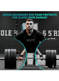 HQ-GAMING Yoga Mat Exercise Mat- Gym Interlocking EVA Foam Floor Mat Tiles 30 x 30 x 1.2cm | Protective Flooring Workout Exercise Mat Puzzle Cushion with Borders For Kids Playing (Grey)  - Image 4