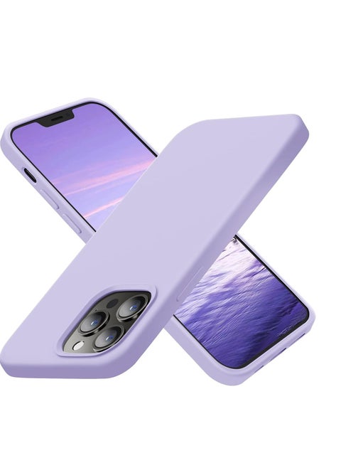 Silicone & Microfiber Lining Case for iPhone 13 Pro Max 6.7in