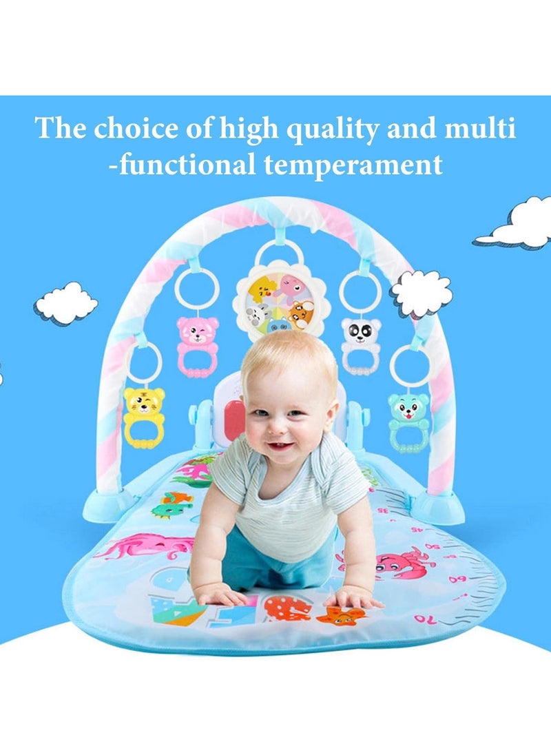 Healife Tummy Time Play Mat for Infants and Newborns - Music Lighting Portable Lightweight Soft Comfortable Piano Gym Fitness Mat for Baby  - Image 5