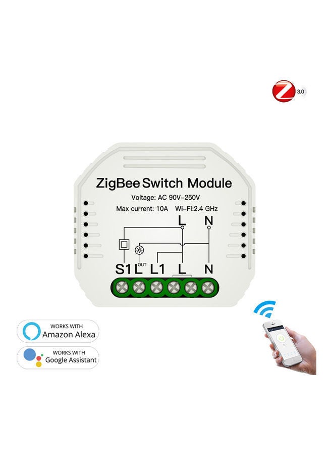 NIBEMINENT Intelligent Module Light Switch White - Image 3