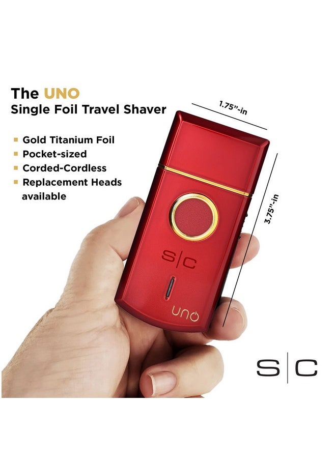 Stylecraft Tylecraft Uno Single Foil Shaver Red  - Image 3