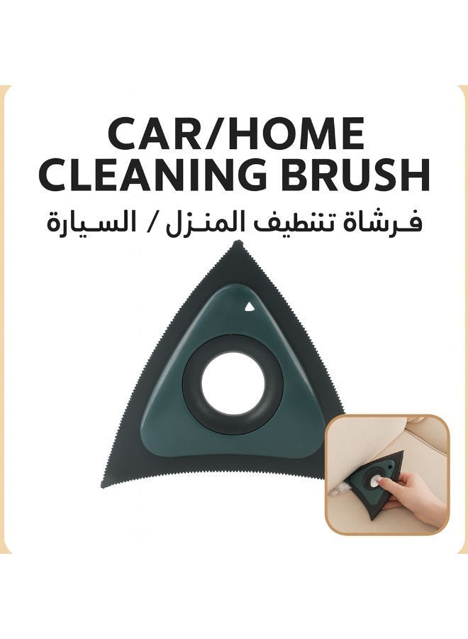 مثلث مزيل شعر الحيوانات الأليفة الفرشاة قطط مزيل شعر الكلاب، مزيل النسالة الاحترافي القابل لإعادة الاستخدام، تنظيف فرشاة الأريكة، الأثاث، السجاد، البطانيات، السيارة، السرير، الأريكة - Image 1