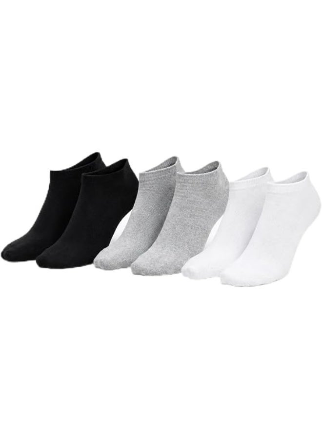 Nileton Cotton Ankle Socks – Pack of 3 - Half Towel - Soft & Breathable Socks for Men - Half Terry Casual Ankle socks - Image 1
