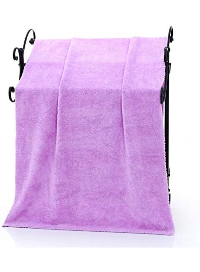 Coral Velvet Bath Towels Set of 3, Soft Bath Towel, Super Absorbent and Fast Drying, Bath Towel Multipurpose Use for Sports, Travel, Fitness, Yoga Simple Beach Towel Set, 3 Colors 70 x 140 cm - Image 4