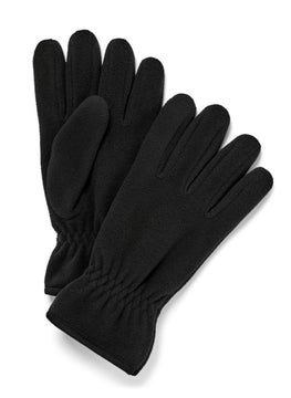 Tchibo Unisex 1 Pair Fleece Gloves, Black  - Image 2