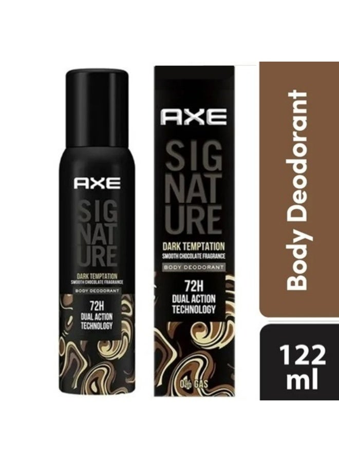 Axe Signature Dark Temptation Smooth Chocolate Fragrance Body Deodorant 122ml