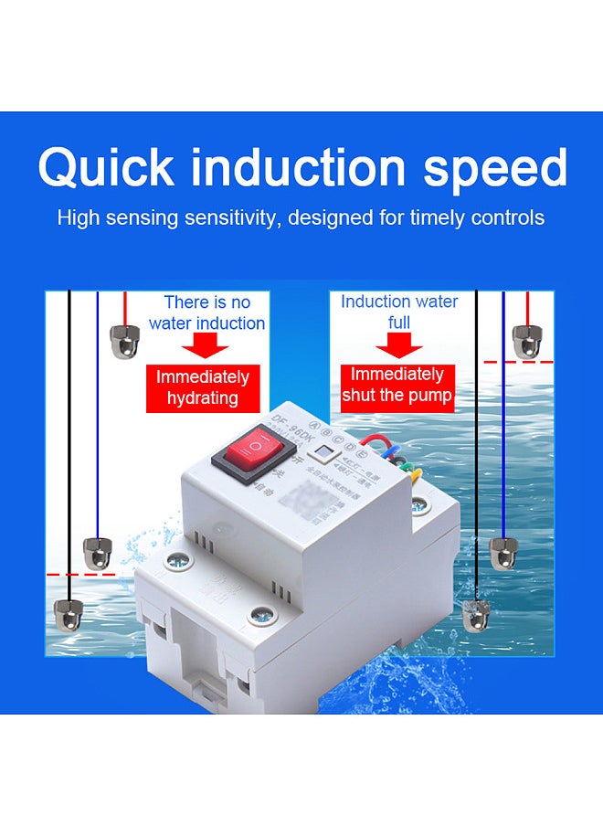 Generic - Fully Automatic Water Level Controller Water Well Pool Water Pump Water Supplys and Drainage Controller - Image 1