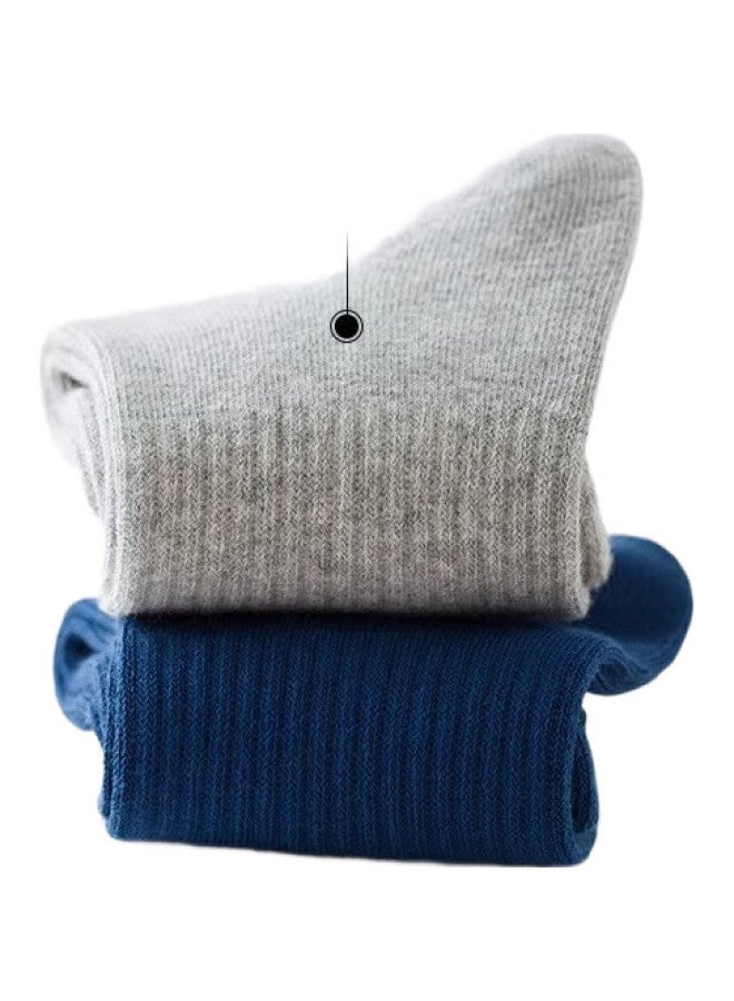 yimian 24 Autumn And Winter New Children'S Socks【Pure Cotton Antibacterial】Boys Big Kids Students Baby Cotton Socks Mid-Tube Socks - Image 1