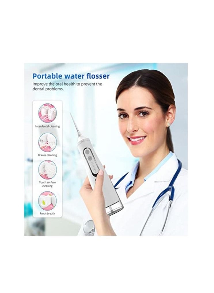 Portable Dental Water Flosser Oral Irrigator White 310ml - pzsku/Z2A708F911E5AEEEEDCC1Z/45/_/1666767239/7cfa5a83-5194-471a-8bb4-ac4ff535db9b