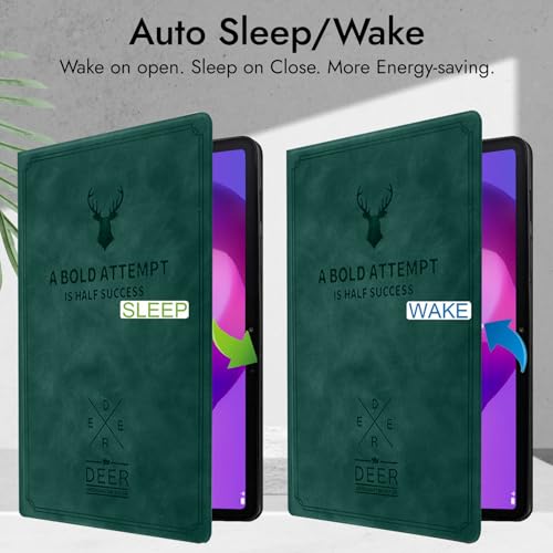 Robustrion Cover for Lenovo Idea Tab 11 inch Cover Case, Deer Flip Cover Case for Lenovo Idea Tab Cover 11" Tablet [Auto Sleep Wake Support] - Grey - Image 3