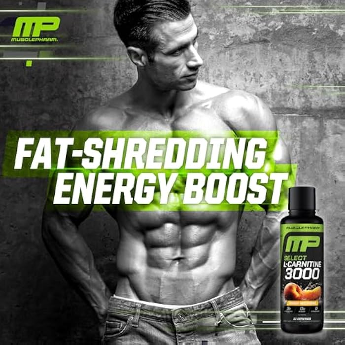 MusclePharm Muscle Pharm L-Carnitine 3000, The Ultimate Liquid L Carnitine Supplement for High-Performance, Supports Metabolism, Hydration & Energy, Zero Sugar, Low Calories, Peach Nectarine Flavor, 32 Servings - Image 5