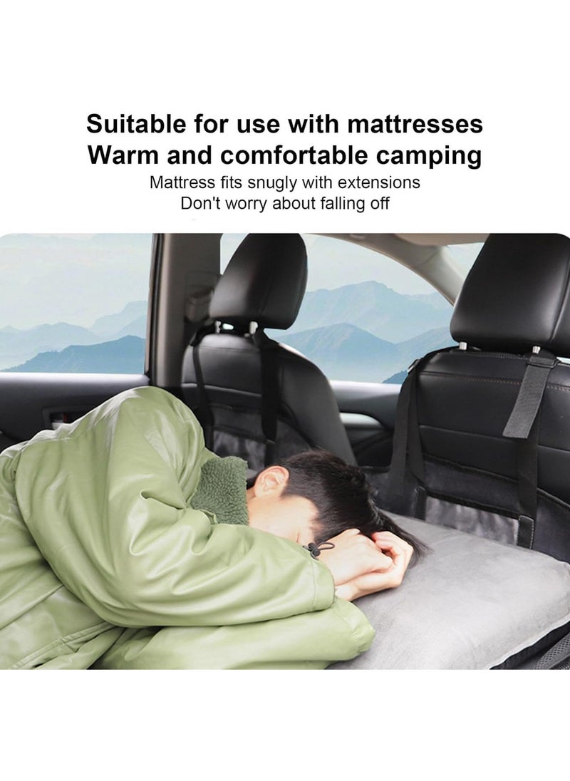 AUTOYSUR Car Back Seat Mattress Extension Plate,Foldable Car Back Seat Extender,Car Back Seat Extender, Increase Travel Trunk Space and Car Bed Camping Space for Car,grey  - Image 3