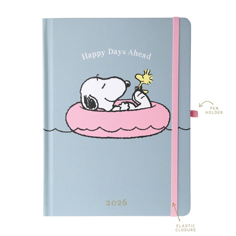 Graphique July 2025 â€“ Dec. 2026 Planner by Graphique, Weekly and Monthly Planner, 18 Months Calendar, Hardcover, Peanuts Pink Floatie, 6â€ x 8â€ - Image 4