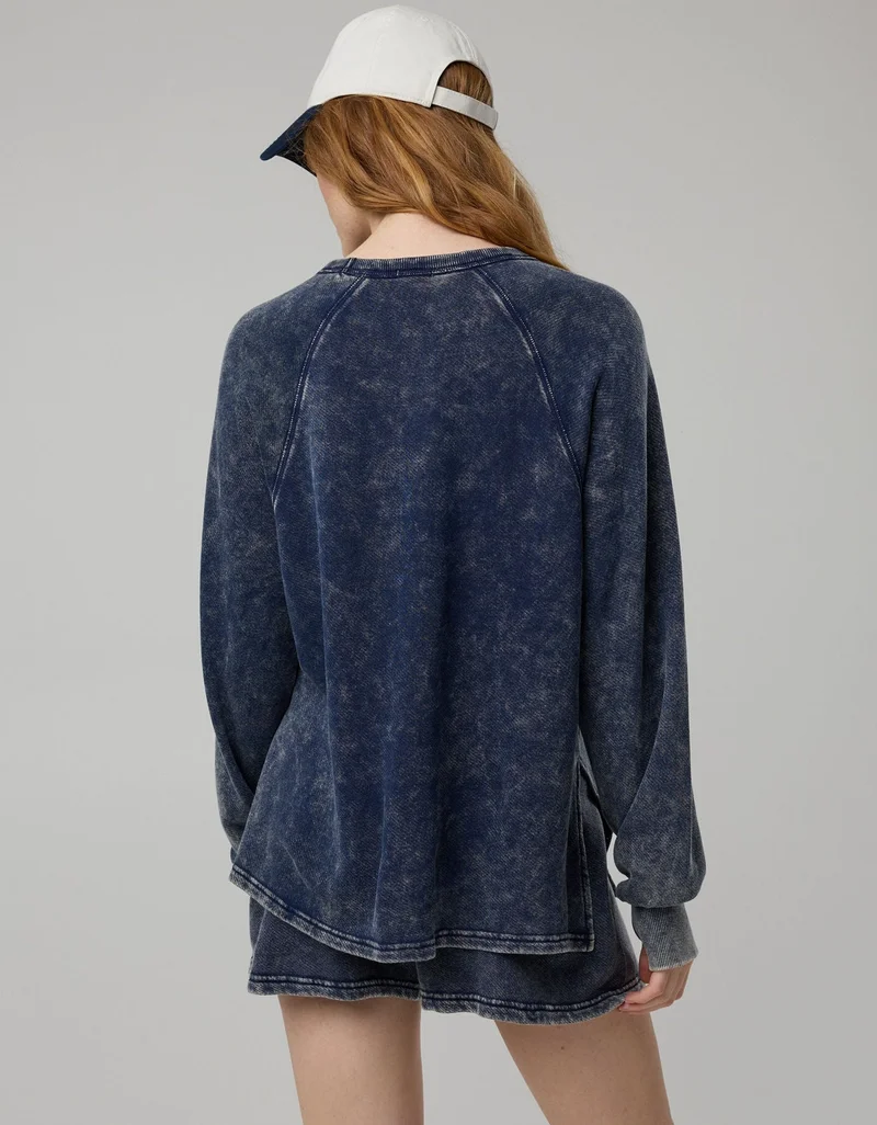 Aerie  OFFLINE By Aerie Keep It 100 Terry Long Sleeve T-Shirt for Women | Best Price UAE