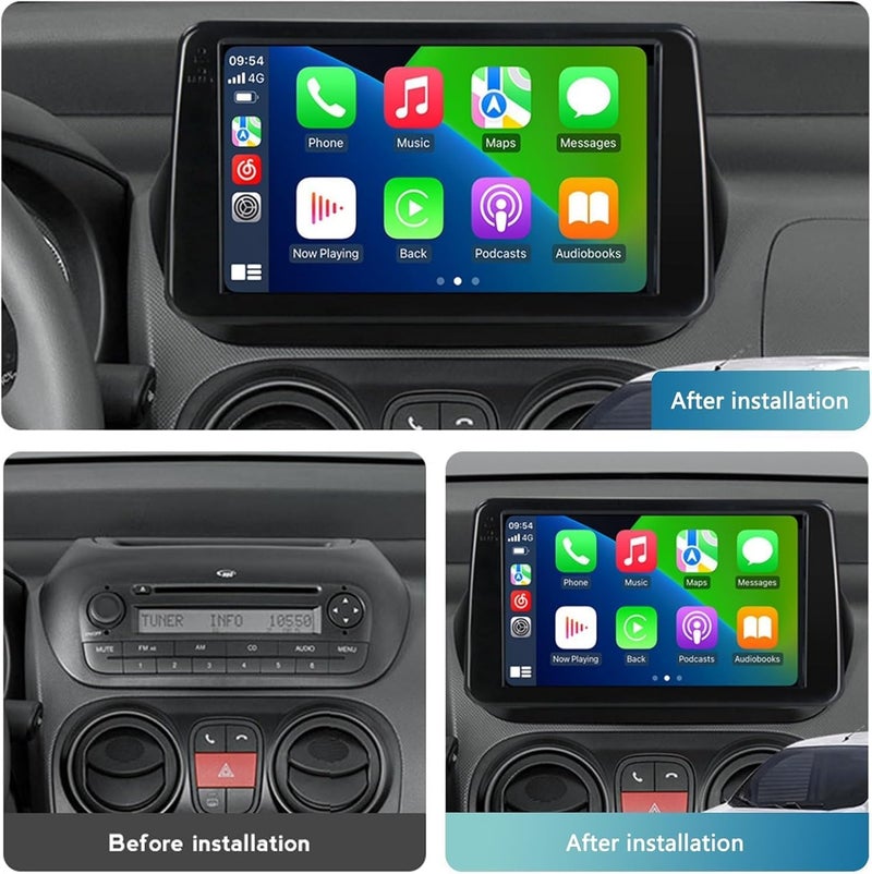 4k MRC Fiat fiorino android screen model 2007-2021 wireless carplay android auto reverse camera included ahd (4GB RAM 32 GB ROM) - Image 5