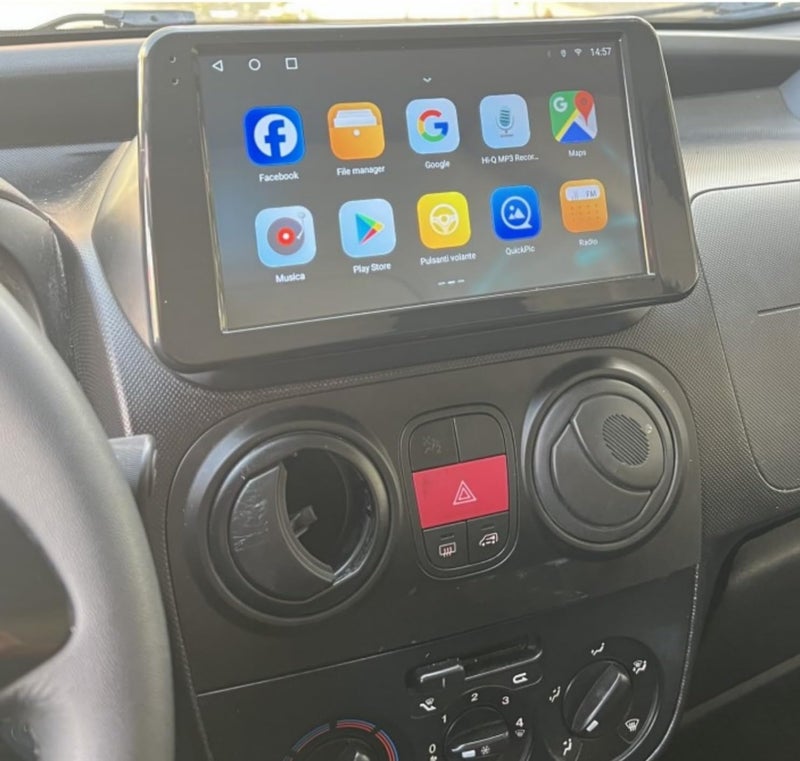 4k MRC Fiat fiorino android screen model 2007-2021 wireless carplay android auto reverse camera included ahd (4GB RAM 32 GB ROM) - Image 1