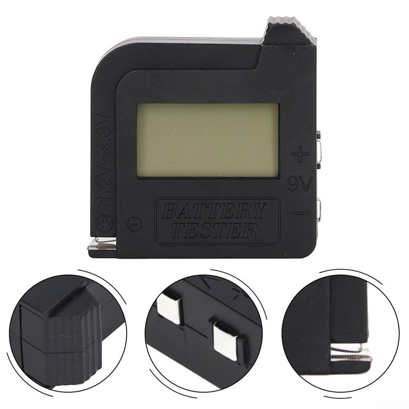 Digital Battery Tester LCD Display for AA AAA C D 9V Button Cell Voltage Capacity Checker - Image 4