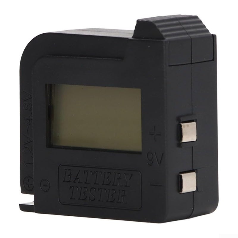 Digital Battery Tester LCD Display for AA AAA C D 9V Button Cell Voltage Capacity Checker - Image 1