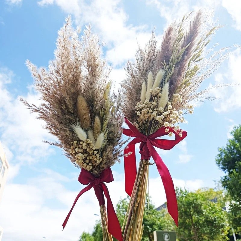 Y&D Yunnan Dried Flowers Bouquet, Natural Dried Plants Bridal Bouquet for Valentine's Day, Top Seller - Image 4