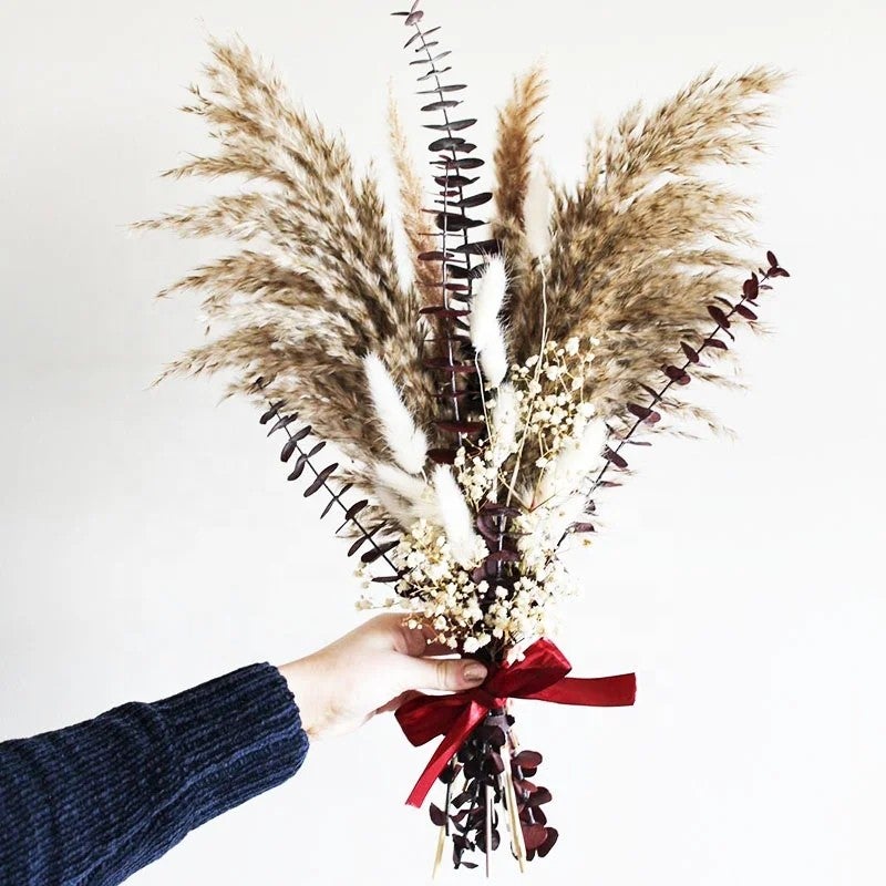 Y&D Yunnan Dried Flowers Bouquet, Natural Dried Plants Bridal Bouquet for Valentine's Day, Top Seller - Image 5