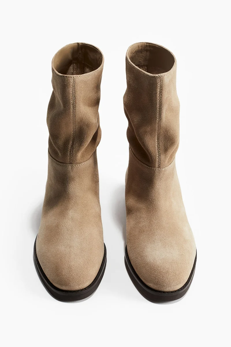 H&M Calf-high leather boots