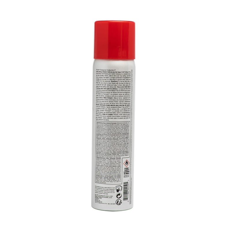 RUSK Designer Collection W8less Plus Extra Strong Hairspray, Provides Texture, Natural Shine, and Long-Lasting, Touchable Support, 10 oz - Image 2