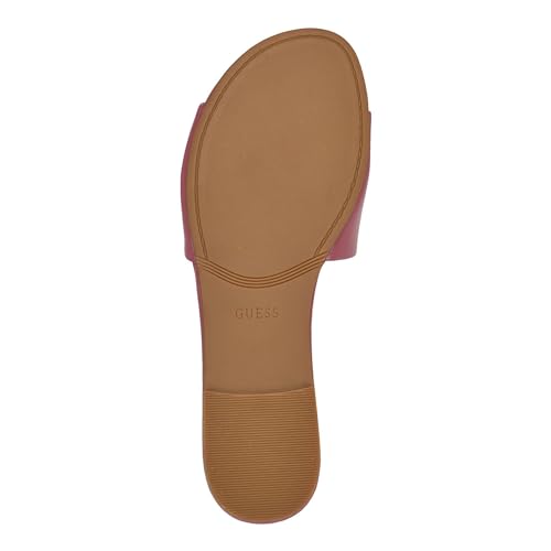 GUESS صندل مسطح تاشيا للنساء من غيس، وردي فاتح لامع 682، 7 - Image 3