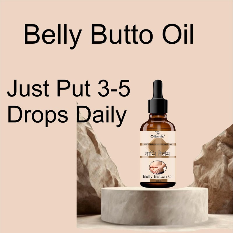 Oilanic Natural Belly Button Oil for Women and Men (Pack of 5, Each 30 ml)|Pure and Organic Nabhi Tailam Ayurvedic Oil for Glowing Skin for Digestion, Detox and Immunity Boost, for Daily Use Navel oil - Image 2