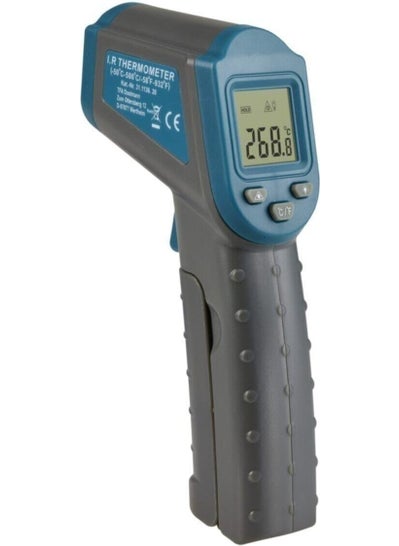TFA Dostmann Laser Infrared Thermometer, High Temperature -50 / +500 C° Temperature Meter Turquoise  - Image 1