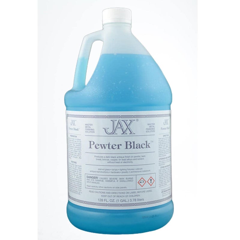 Jax أسود بيتر - حل تشطيب معدني - تشطيب عتيق بدون حرارة أو كهرباء - جالون - Image 1