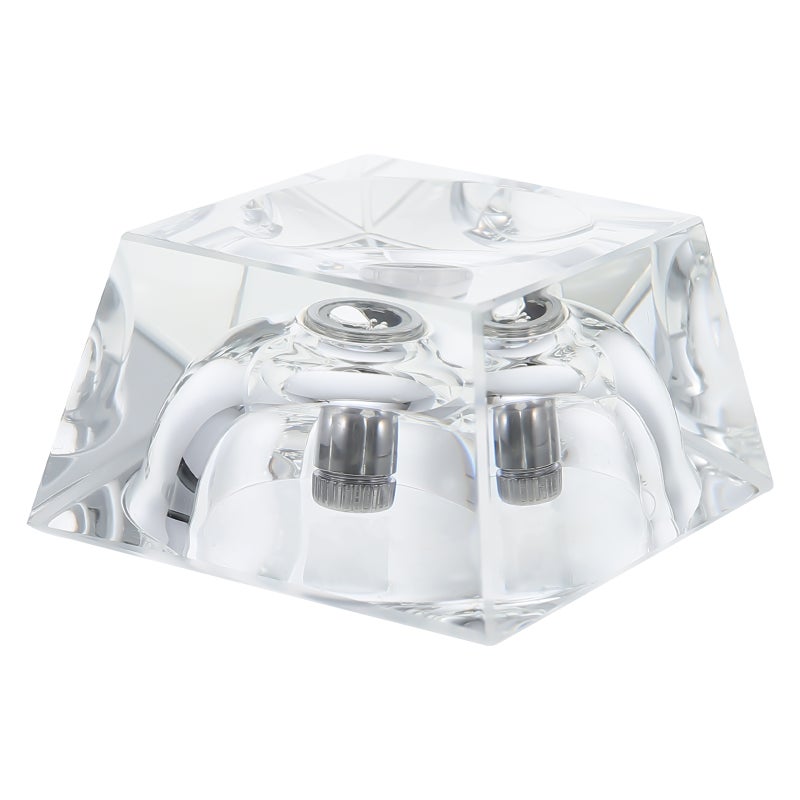2 pcs Crystal Pedestal Household Display Base Lighting Holder - Image 1